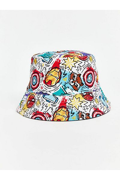 LC Waikiki New Season Avengers Printed Boy's Bucket Hat - S5Di57Z4