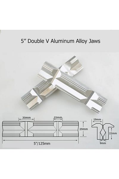 Choice Ltl3b05 Vise Magnetic Protective Cover 2.5-8'' Jaws Protect Cover Aluminium Alloy Rubber Hand Tools
