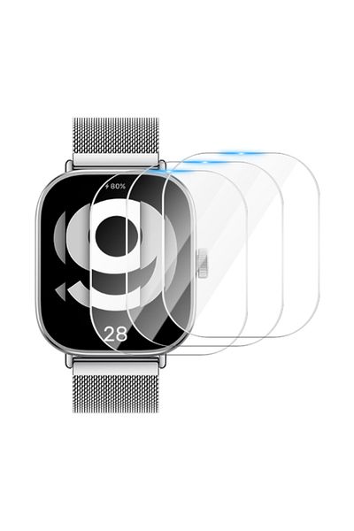Choice Redmi Watch 4 3 Pieces Tempered Glass for Xiaomi Redmi Watch 4 SmartWatch HD Screen Protector for Re