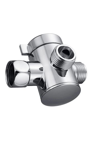 BOEM Shower diverter, 3-way, chrome, 55x70x20mm
