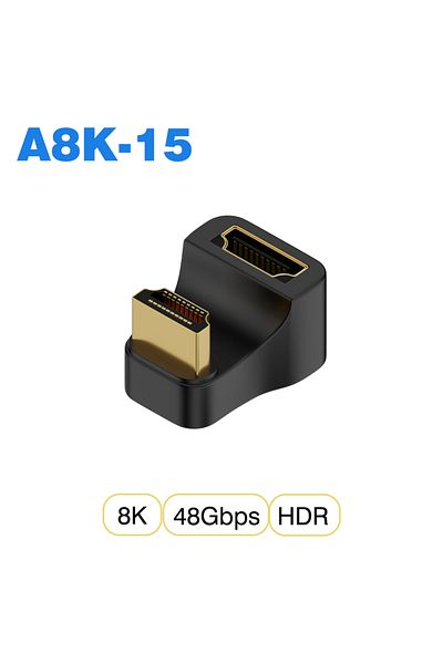 Choice 1 PCS A8K-15 HDMI2.1 UGOURD HDMI2.1 Cable Adapter mini micro hdmi to HDMI 2.1 Converter 48Gpbs 8K60H
