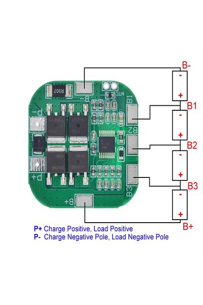 AOKIN 4S 14.8V 20A 4S 14.8V / 16.8V 20A Peak Li-ion BMS PCM Battery Protection Board BMS PCM for Lithium L