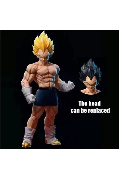 BANDAI Vegeta 28.5cm/11.22in Anime Dragon Ball Figure Gravity Training Vegeta Action Figures Pvc Statue Col