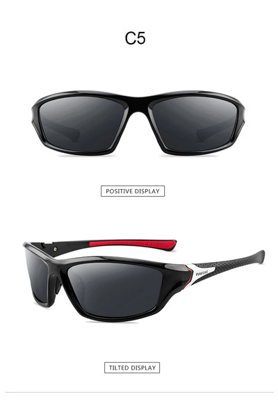 Choice نظارات شمسية C5 للرجال مستقطبة، حماية من الأشعة فوق البنفسجية 400، للق...