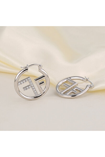 Choice 2 تصميم جديد، أقراط حرف F إنجليزية خفيفة الوزن وفخمة وعصرية، تمبرام راقي وأنيق.