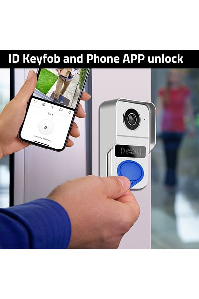 Choice 2MP Tuya Smart Video Doorbell WiFi Outdoor Door bell 1080P camera WiFi Video Intercom Wireless do...