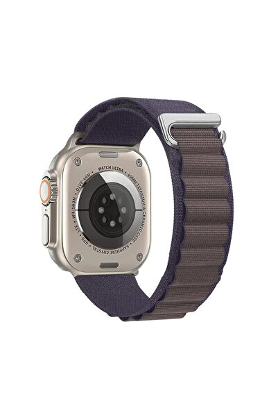 Choice 42 44 45 49 S10-46mm حزام Alpine Loop أزرق نيلي حزام Alpine Loop نايلون لساعة Apple Watch Band Ultra