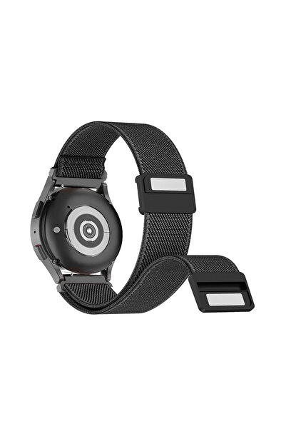 Choice 22mm black 18/20/22mm Nylon Strap with Magnetic Buckle for venu Sq/ven...