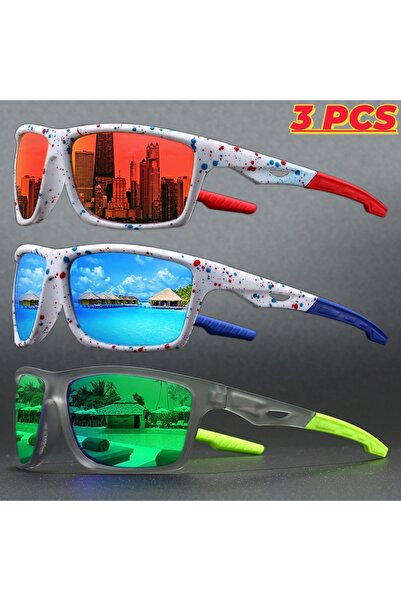 Choice 3PCS-2 1/3PCS New Polarized Sunglasses for Men Outdoor Fashion Sports ...