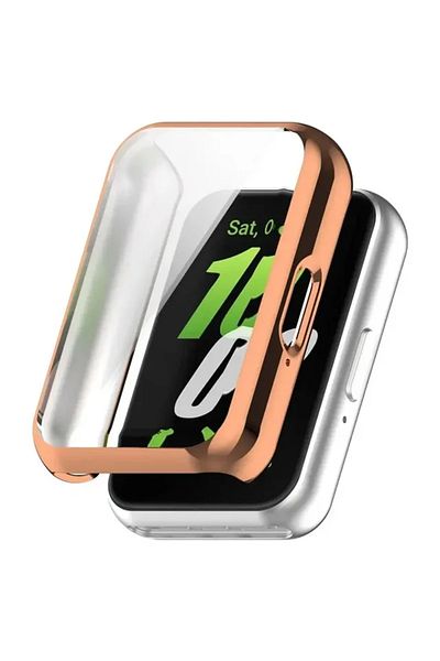 Choice Rose Gold Case For Samsung Galaxy Fit3 Screen Protector TPU Full Coverage Protective Cover For Samsu