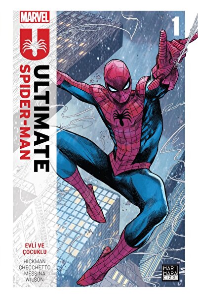 Marmara Çizgi Yayınları Ultimate Spider-Man Cilt 1 Evli ve Çocuklu