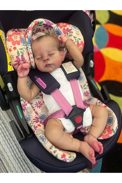Choice 49CM WHITE NPK 19-inch Already Painted Reborn Doll Erica - Lifelike Newborn Sleeping Baby with Soft