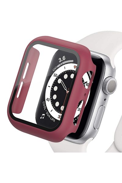 Choice Series 7-8-9 45mm Wine red 14 Tempered Glass+cover For Apple Watch Accessories 45mm 41mm 44mm 40mm 4