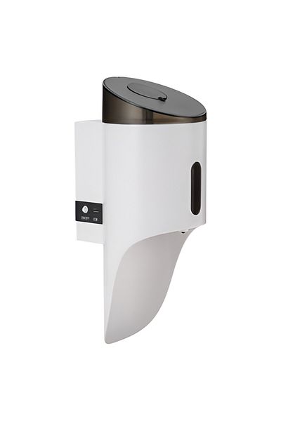 ZEQAS Dozator Săpun Lichid cu Senzor Touchless Perete ABS 750 ml – Impermeabil Alb