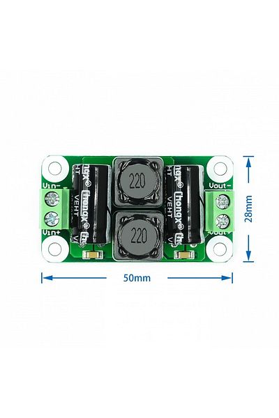 Choice 0-50V 4A DC power supply filter board Class D power amplifier Interference suppression board car ...