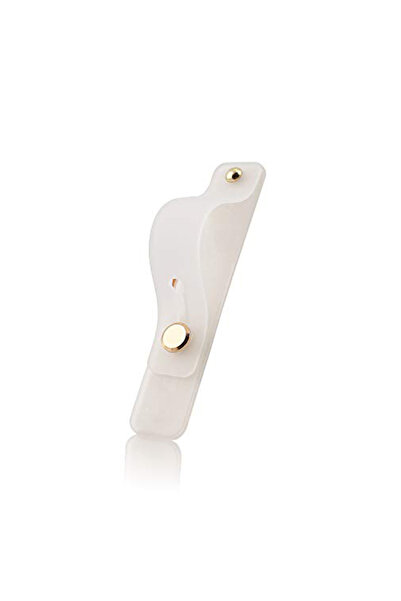 Choice1 سوار معصم أبيض، حامل هاتف محمول بقبضة الإصبع، قابل للسحب والدفع، لون ...