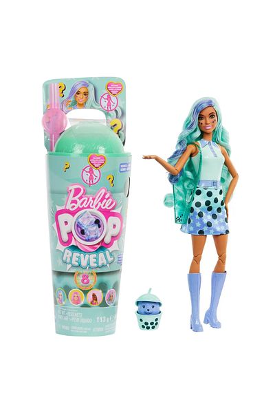Barbie POP REVEAL BUBBLE TEA BARBIE DOLL GREEN TEA
