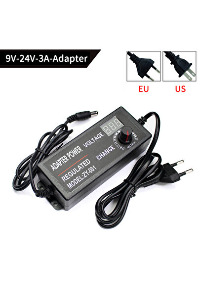 YTDMEN محول طاقة مخصص للاتحاد الأوروبي فقط 9 فولت - 24 فولت 3 أمبير محول طاقة...