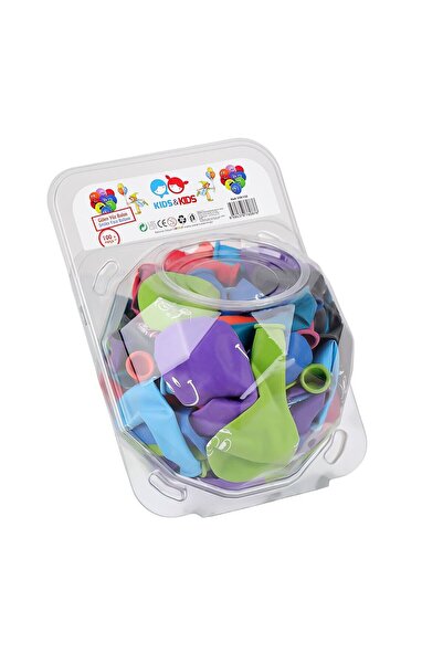 BYCEGU Str-132 Smiley Face Balloon 100Pcs