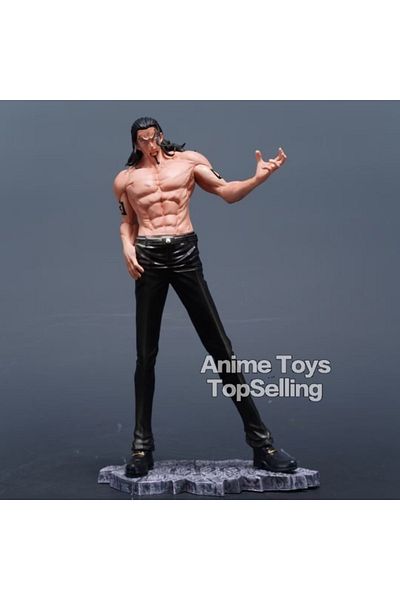 BANDAI Rob Lucci 25cm/9.8in Anime Figure One Piece Figure Rob Lucci Figure Luffy PVC Statue Collectible Mod