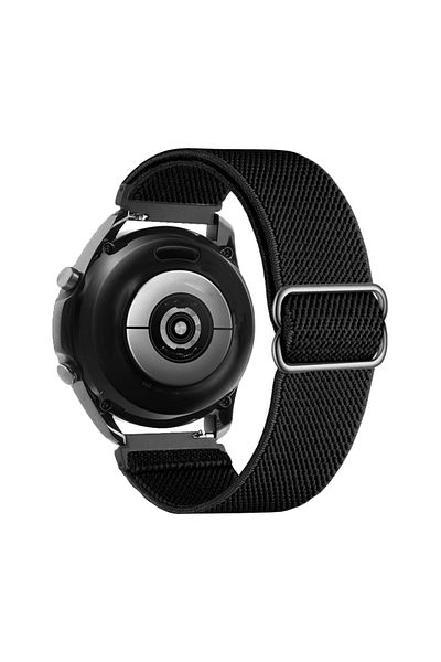 Choice 20mm black 18/20/22mm Nylon Strap for Garmin Venu SQ 2 2s Forerunner 645 Elastic Wristband Bracelet