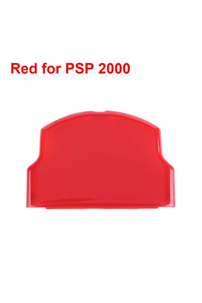 ALLOYSEED Red for PSP2000 Battery Back Cover Door Case Repair Parts Replacement Battery Back Cover Case Shell