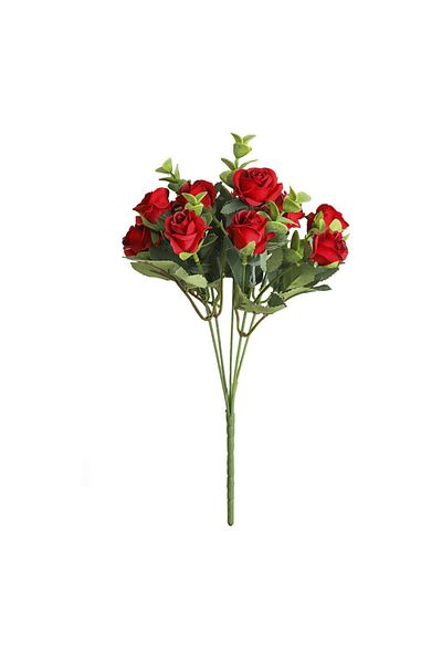 Choice 1picees 4 Artificial Flowers Silk Roses for Wedding Bridal Bouquet Home Festive Party Christmas Deco