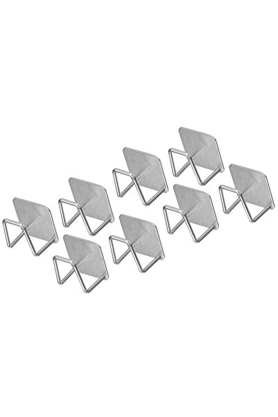 choice2 8 قطع من أرفف المطبخ الجدارية غير المثقبة، رفوف تخزين ألواح التقطيع، رفوف أغطية القدور، خطافات،