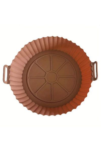 SIKS Silicone Protective Tray For Air Fryer, Universal, For Deep Fryer, Frying, Baking, Brown