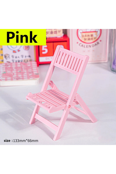 Vikefon حامل هاتف ماكرون قابل للطي 520 وردي اللون، حامل كمبيوتر لوحي لسطح الم...