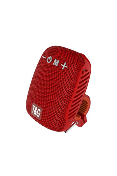 Choice TG392-أحمر سماعة بلوتوث محمولة للدراجة الخارجية TG392 TWS لاسلكية صغيرة مع راديو FM