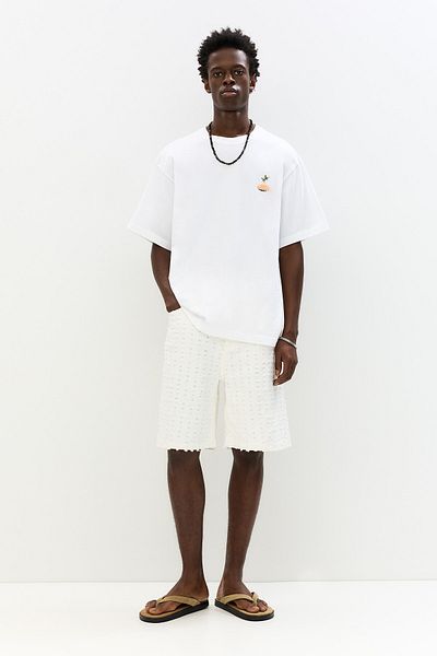 Pull & Bear T-shirt with embroidered vase