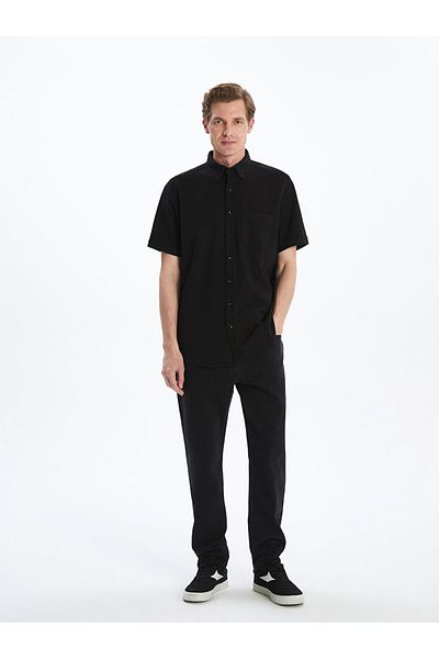 LC Waikiki Ανδρικό πουκάμισο με κοντό μανίκι New Season Regular Fit - S5JO85Z8