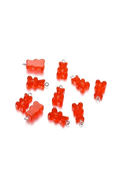 Choice3 10 قطع من 14 لونًا من خرزات الراتنج على شكل دببة لزجة لطيفة على شكل ح...