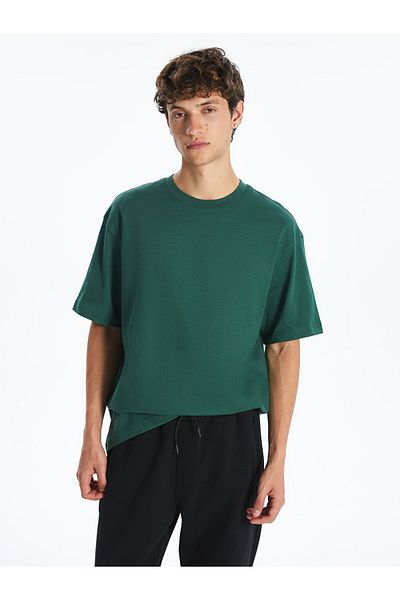 LC Waikiki Ανδρικό μπλουζάκι New Season Crew Neck Combed Cotton - S52693Z8