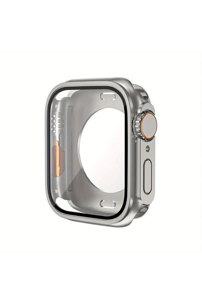 Choice Series 7 8 9 45mm Titanium Change To Ultra Full Protector Case for Apple Watch 45 46 44mm Tempered G
