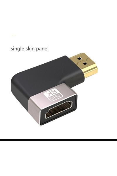 Choice محول HDMI 8k CW270 بزاوية 90 و270 درجة، HDMI 2.1 8K@60hz 2.0 4K@120hz 2K زاوية قائمة HDMI ذكر إلى Fa