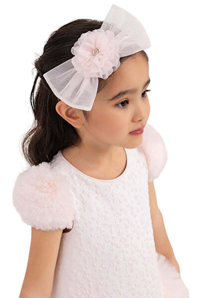Pamina Tulle Dress, - Short, Pink, with Matching Headband, 33344 - 98 cm