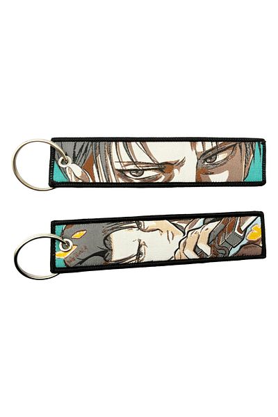 Miniso KA-01 2023 Anime embroidery Key Jet Tag Personalized Key chain Personalized Key Fobs Cartoon Keychai