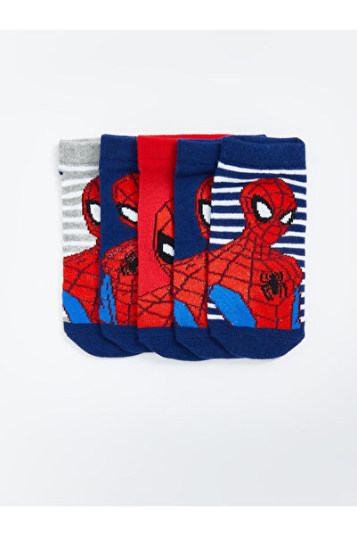 LC Waikiki جوارب للأولاد منقوشة على شكل سبايدر مان