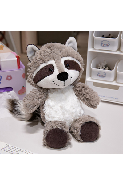 Miaoowa لعبة الراكون الرمادي 25 سم، لعبة الراكون الرمادي 25-35 سم، لعبة ثعلب ...