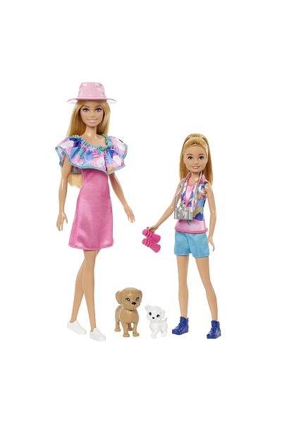 Barbie AND STACIÓN BARBIE DOLL AND STACIE DOLL SET CAT LOVER