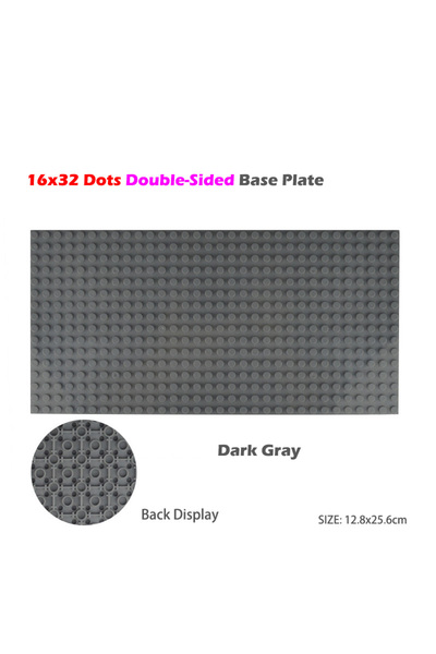 Choice24 16x32 Dark Gray Base Plates Double Sided Classic 32x32 16x32 Double-...