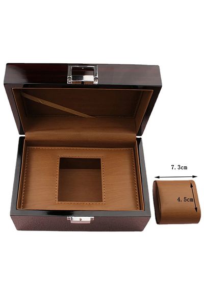 Choice dark red High-end Watch Storage Box Wooden Lacquered Jewelry Packaging Gift Box Jewelry Counters Dis