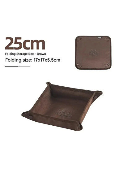 Choice coffee25X25cm Camping Storage Tray Home Travel Storage Box Outdoor Cam...