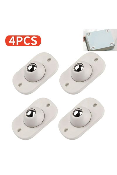 Choice 4pcs 4/8/20Pcs Self Adhesive Mute Ball universal wheel 4Beads Furniture Casters Wheels Stainless Ste