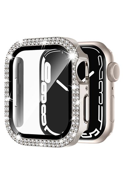 Choice 40mm series 654 SE starlight Cover For Apple watch Case 45mm 41mm 44mm 40mm 38mm 42mm Diamond Temper