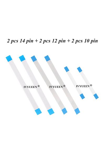 Choice 6 pcs mix 6 PCS for Dualshock 4 PS4 PRO Slim Controller 12 14 Pin Charging Board Power Switch Cable