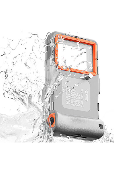 Vikefon غلاف هاتف مقاوم للماء وحافظة واقٍ ممتاز للغوص حتى عمق 15 مترًا والسبا...