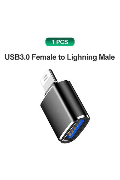 Choice 1 × محول USB إلى Lightning Type C إلى USB 3.0 USB-C 3.1 ذكر OTG A أنثى موصل بيانات لجهاز MacBook P